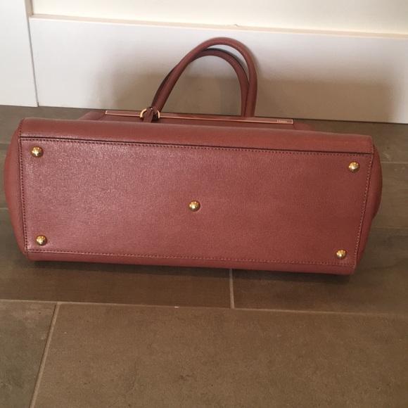 Fendi 2jours Medium size in Terra-cotta - Picture 4 of 8